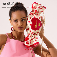 日系新款可爱糖果造型单肩斜挎包创意PVC手提包爱心字母包包女