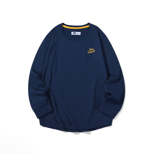 Children's clothing spring and autumn Korean style new children's long-sleeved wholesale medium and large children's solid color tops boys' bottoming shirts long-sleeved t