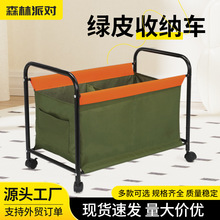 玩具收纳推车家用卧室客厅可移动储物筐带轮整理架儿童零食书本置