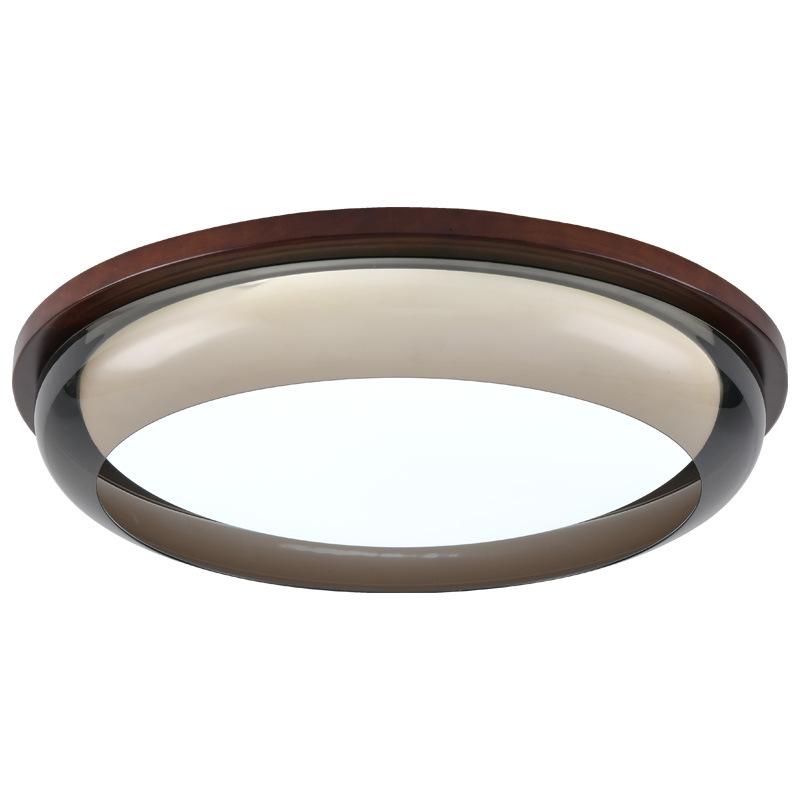 Gu casa antigua lámpara de techo de dormitorio de color nuez atmósfera de lujo ligero doméstico de lujo de lujo de alto nivel luminaria 357L