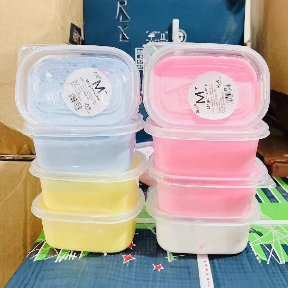 Juguetes para niños M pegamento de arcilla mil hebras pegamento espumante de arcilla ultra ligera hecha a mano diy macarola slime 2 lotes
