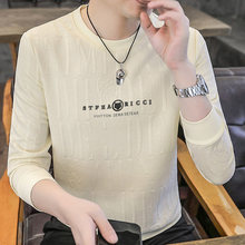 【爆款主推】家 年春秋提花卫衣男潮流时尚百搭圆领上衣