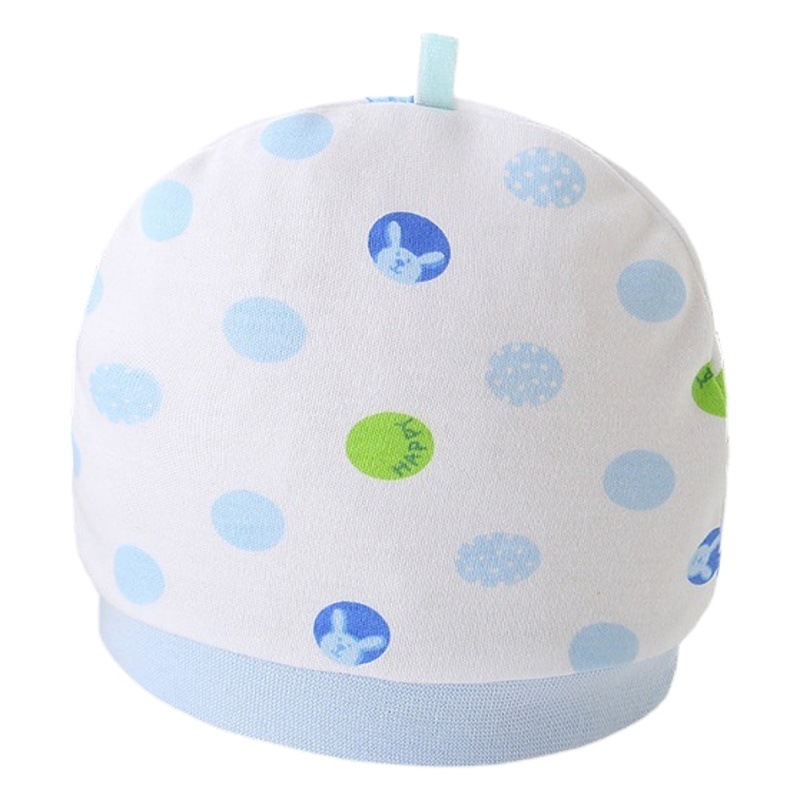 Baby Infant Hat, Double-Sided Single-Layer Fetal Cap, Newborn 0-3 Months Summer Thin Cute Fontanelle Protection Hat
