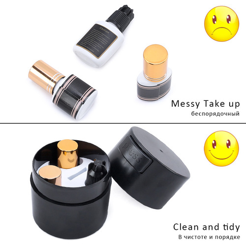 Foreign trade new grafted eyelash glue storage tank sealed fresh-keeping glue tank lightweight exhaust-type glue storage box