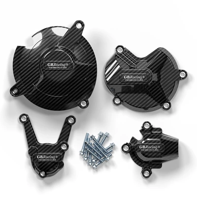 Motorcycle Safety Supplies S1000Rr/R Modified Engine Protective - four-piece-set-of-water-transfer-carbon-fiber-pattern-set