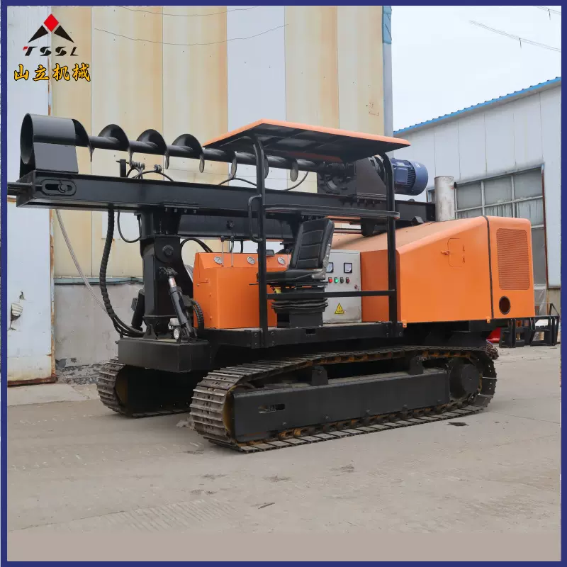 泰安山立生产小型履带挖掘机 SLD360电动厂家 1吨出口挖掘机厂家