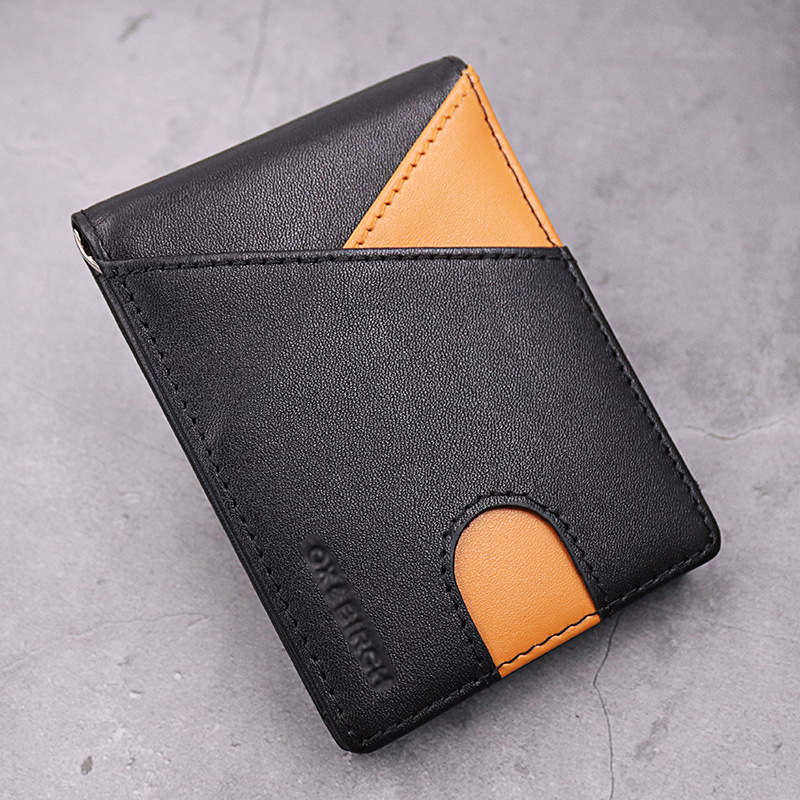 Amazon Anti-Theft Large-Capacity Wallet with Multiple Card Slots, Id Window, Leather Clip, Super Migration Business Wallet for Men