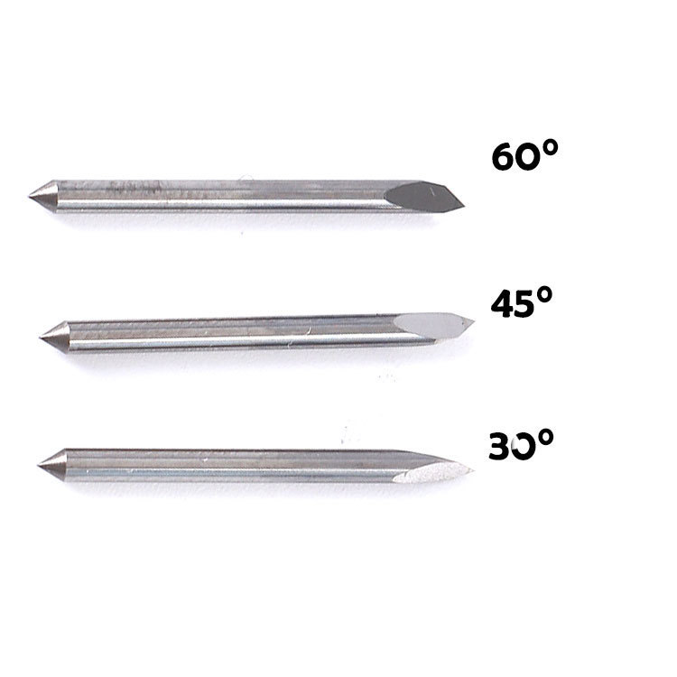 厂家直销机用配件密码克通用电脑刻字刀长23.5mm钨钢材质单支装