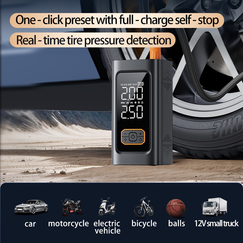 Cross-Border Car Emergency Starting Power Supply, Air Pump, Integrated Power Bank, Battery Jump Starter, Smart Car Device