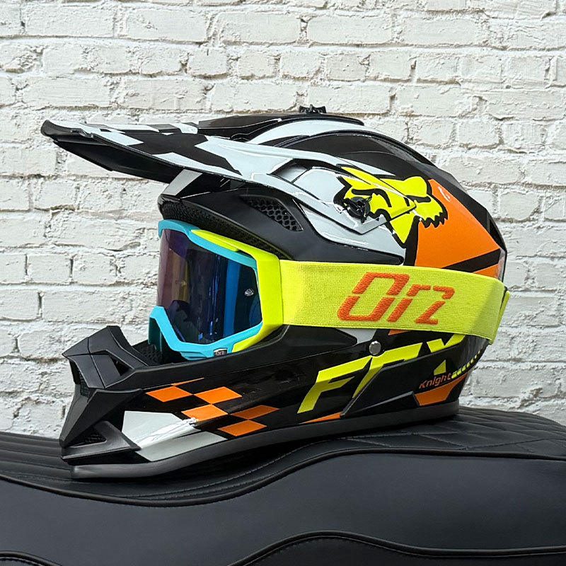 Orz Bicicleta de montaña Bicicleta Casco completo Casco de ciclismo Locomotora de carretera forestal todoterreno Niños Hombres y mujeres DH Reduce Light Bee AM