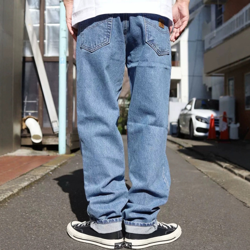 Cross-Border Trade 24 Carhartt Vintage Casual Jeans Men's American Style Trendy Loose Trousers High Street Fashion