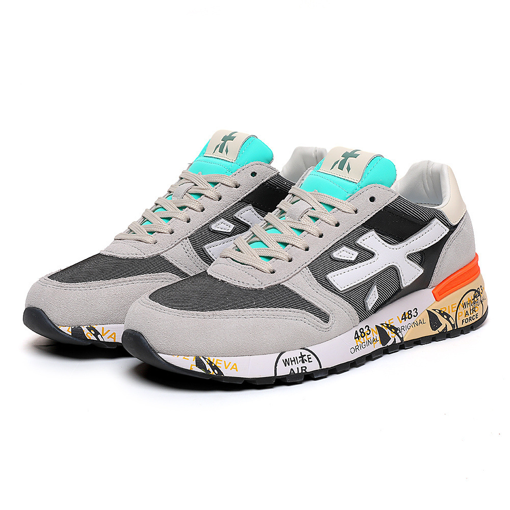 Comercio exterior transfronterizo nuevos zapatos masculinos premium, suela gruesa transpirable, zapatos deportivos casuales de cuero anti-pelú.