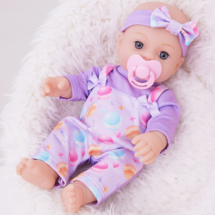 Cross border hot sale 12 inch rebirth doll doll children's comfort doll 30CM vinyl doll doll wholesale