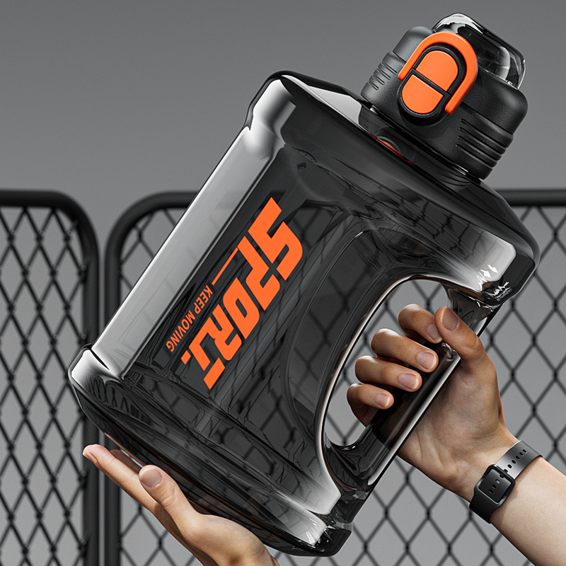 Extra Large Capacity Plastic Bottle High Temperature Resistant Ton Bucket 2025 Summer New Model For Men Sports_voghion.com