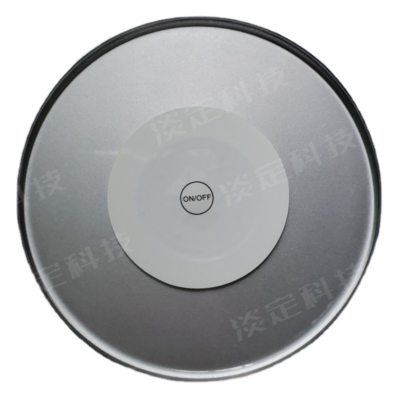 Creativo LED Coaster PP aislamiento pad bar Mesa estera colorido impermeable transparente acrílico luminoso agua montaña