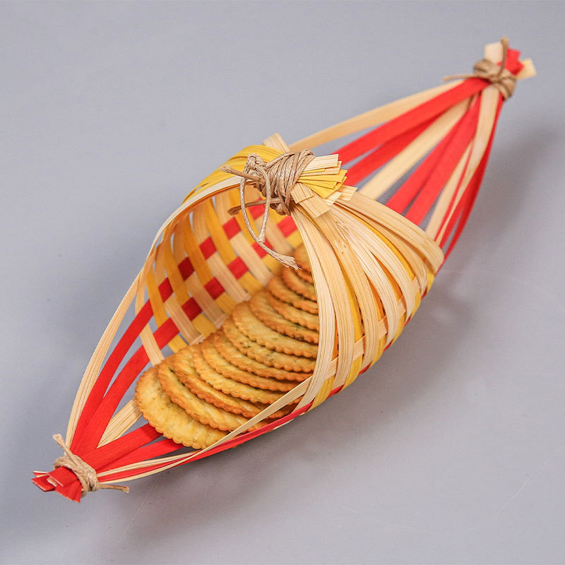 Patrimonio cultural intangible chino DIY paquete de material de barco de bambú hecho a mano ayuda didáctica de actividades de aula para estudiantes de jardín de infantes