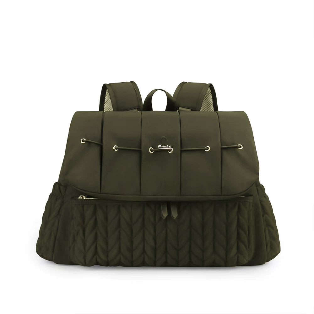 Сумка для мамы, большая вместимость, классический рюкзак с узором в виде зерна пшеницы, доступен в различных цветах, портативен для прогулок, лучшая сумка для мам.