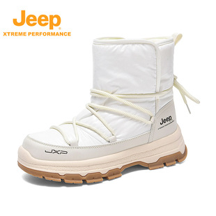 JEEP/Jeep Winter Couple Outdoor New Brand Sports Thickened Warm Non-slip Comfortable All-match Snow Boots