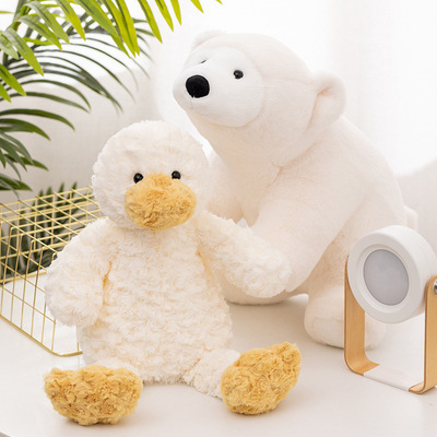 lovely Polar bear Doll Cross border Plush Toys Curly duck children Appease Ragdoll wholesale