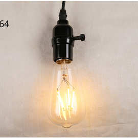 爱迪生灯泡复古怀旧餐厅LED工业风透明装饰E27螺口创意个性节能灯