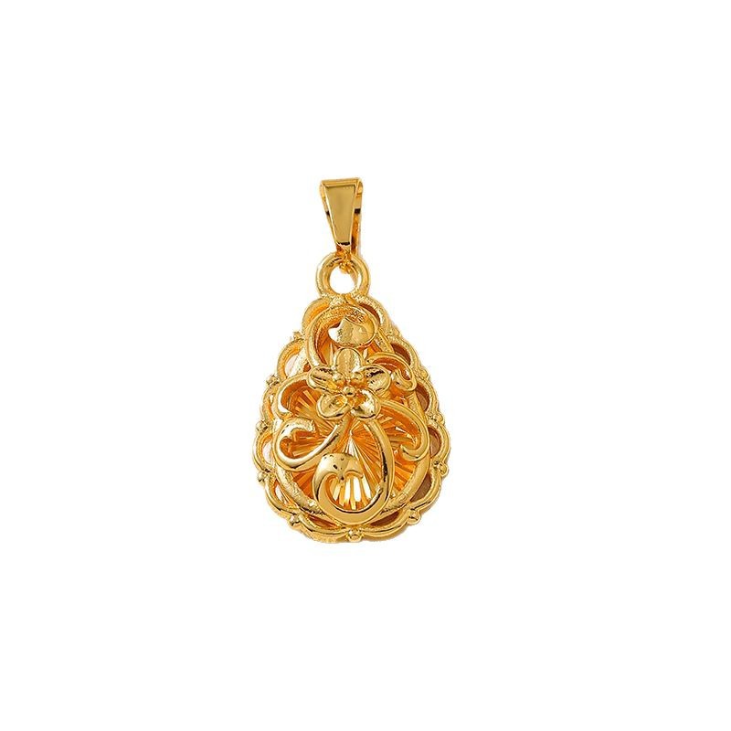 Amazon transfronterizo colgante de gota de agua colgante de flores para mujeres colgante de moda femenina colgante hueco nicho único diseño simple