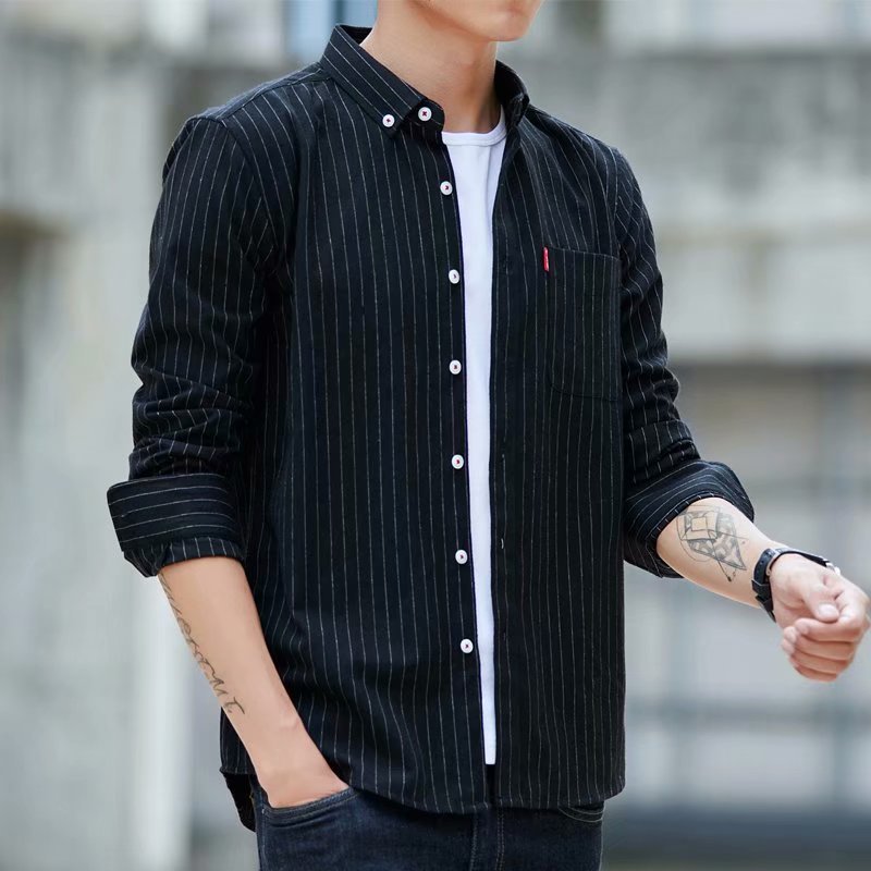 Demi-season autumn fitted trend shirt for students