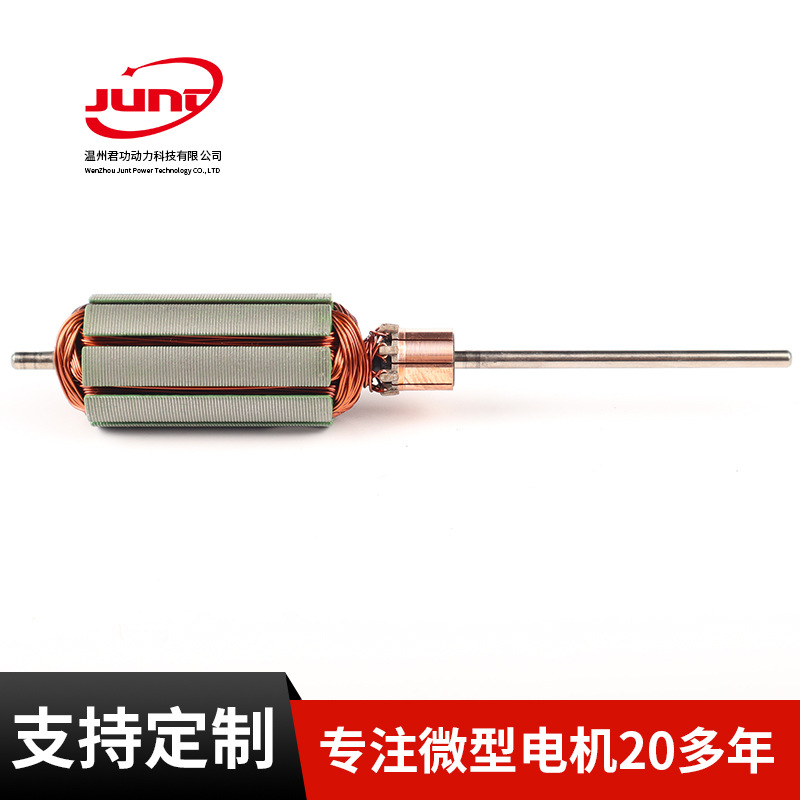 直流电机转子玻璃升降加工直流电机电枢马步崎汽车马达厂家直供