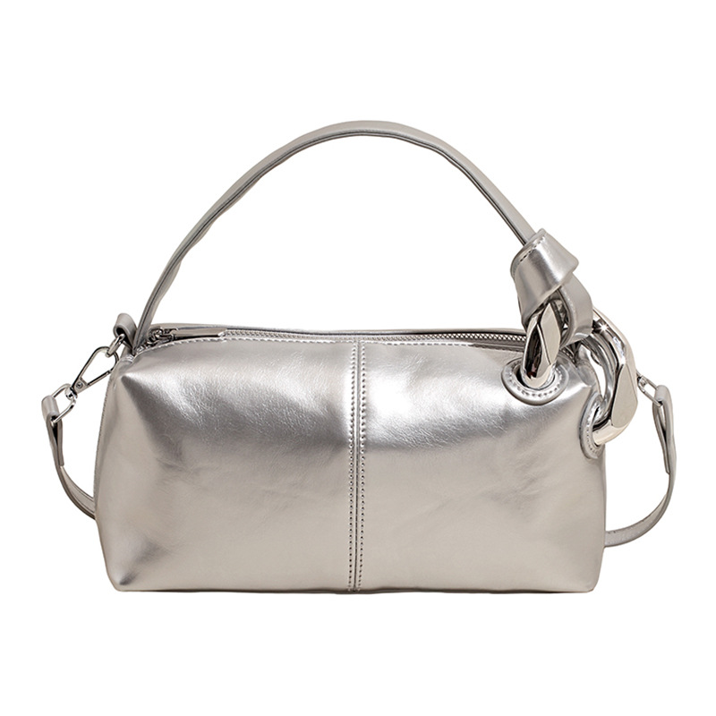 Transfronterizos de alta calidad de tela de cera de aceite bolso de almohada de mano para mujeres 2026 nueva moda lujosa ligera versátil mochila