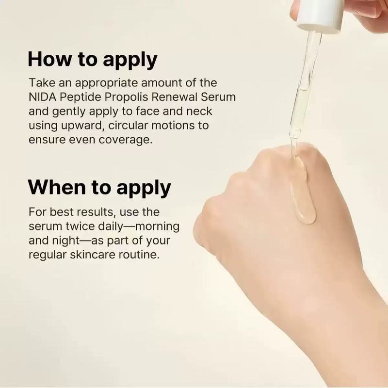 跨境NIDA Peptide Propolis Renewal 缓解肌肤衰老肽蜂胶焕肤精华|undefined