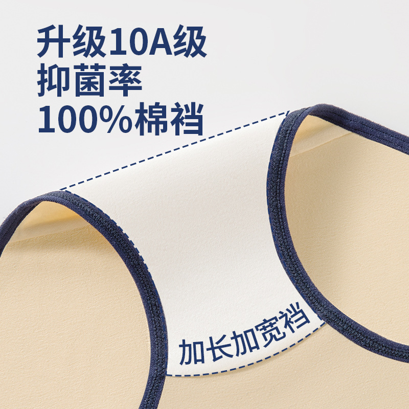 Bragas de oso, entrepierna antibacteriana de algodón para mujer, ropa interior de cadera sin clip, calzoncillos de mujer de estilo universitario retro americano