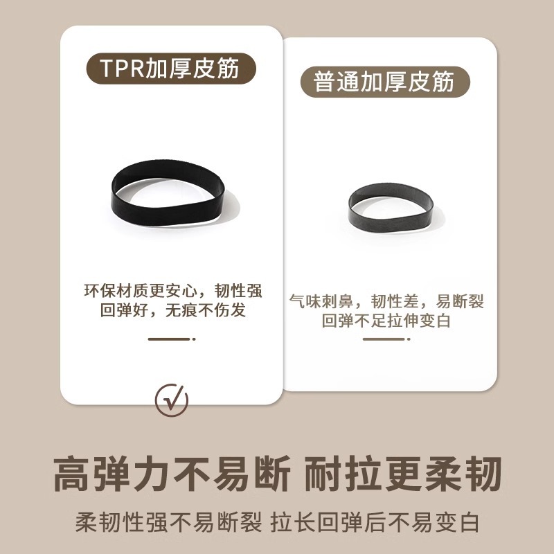 Corea del Sur cubierta de cuero cabeza cuerda banda de goma tocado estilo coreano corbata desechable pequeña red de las mujeres red roja ins banda de pelo simple