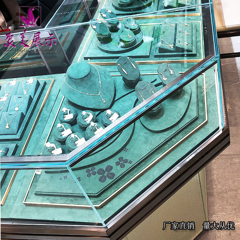 珠宝道具 饰品展示道具 设计制作超纤陈列道具 项链展架 厂家供应