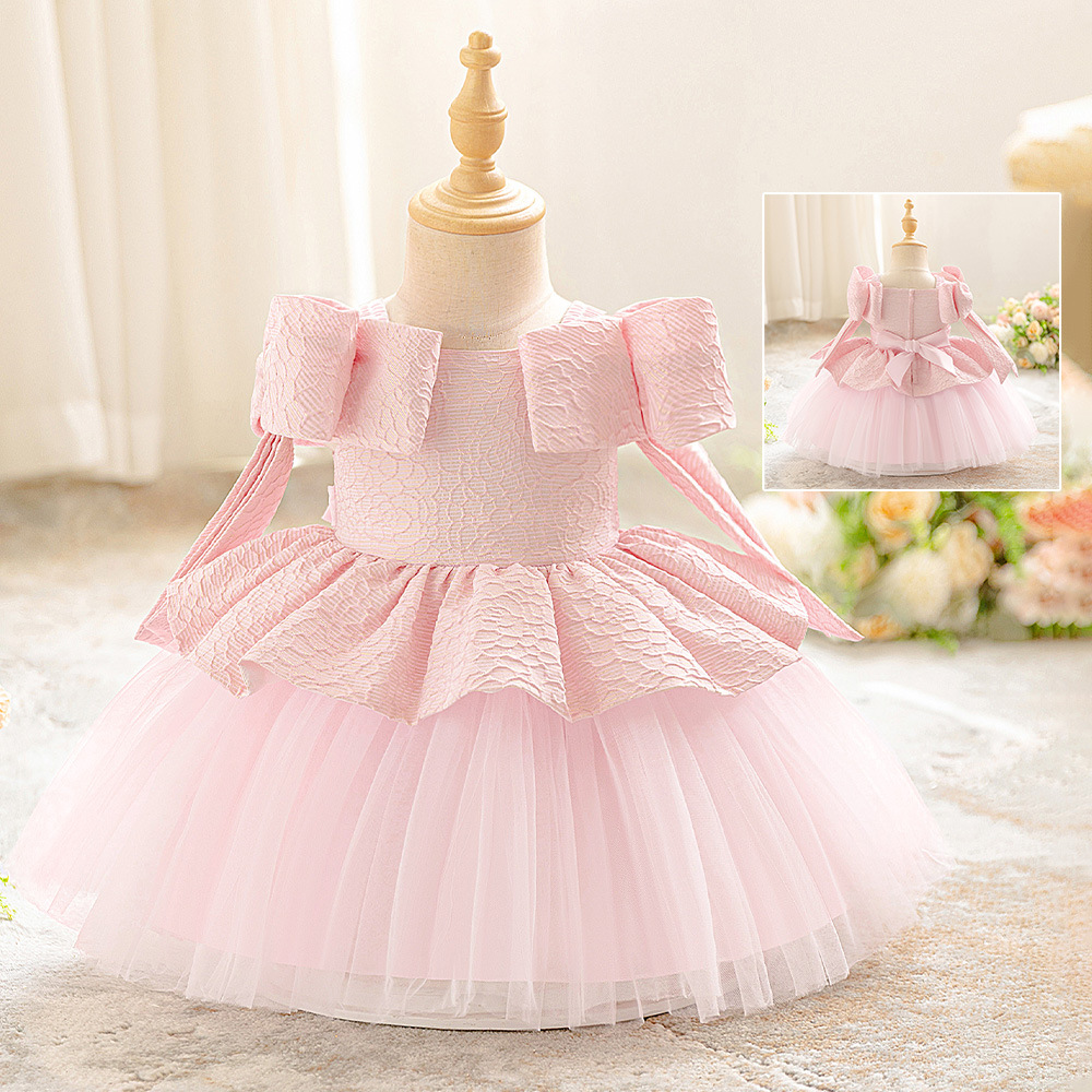 2026 nuevo vestido de princesa infantil vestido de aniversario vestido de boda florista vestido de arco decalco vestido de espectáculo