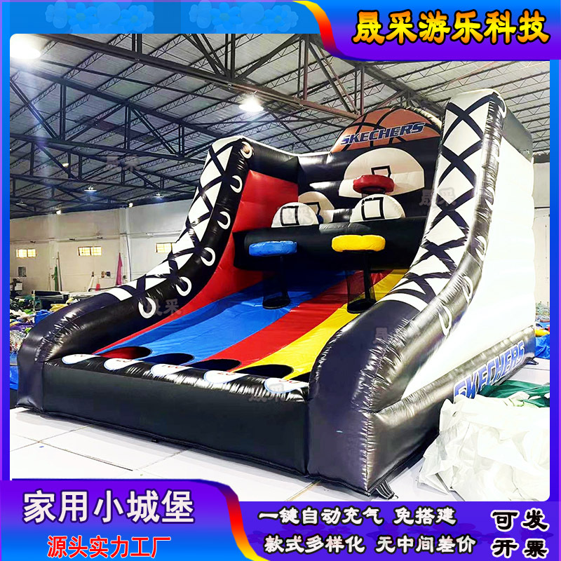 Castillo inflable infantil para el hogar, tobogán de trampolín para interiores, equipo de castillo inflable para comercio exterior, fabricante de castillos inflables.