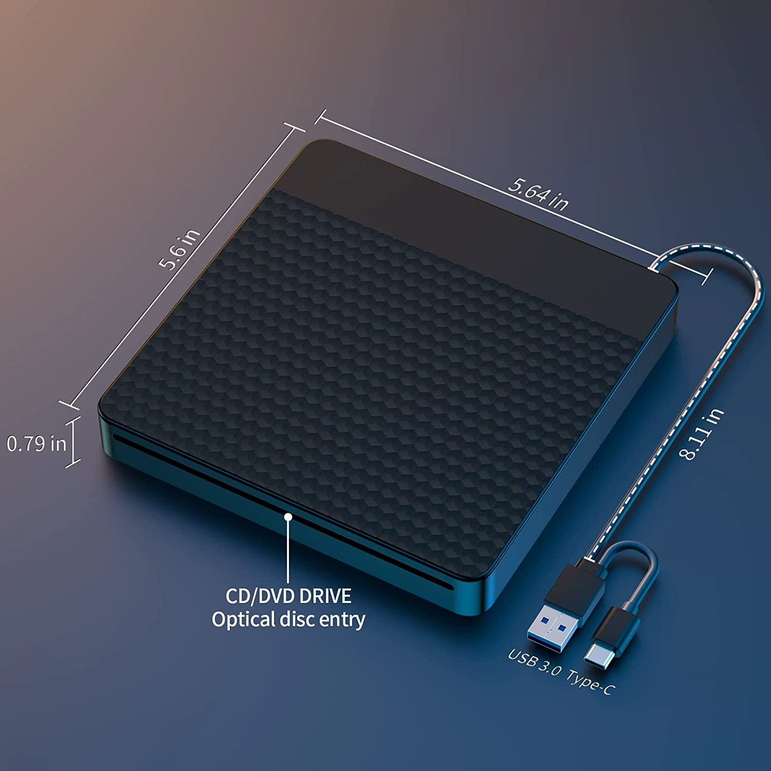 OEM customizable suction optical drive laptop suction burner external automatic suction DVD drive
