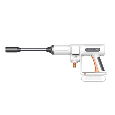 Portable car washer pressure household high power water grab - white