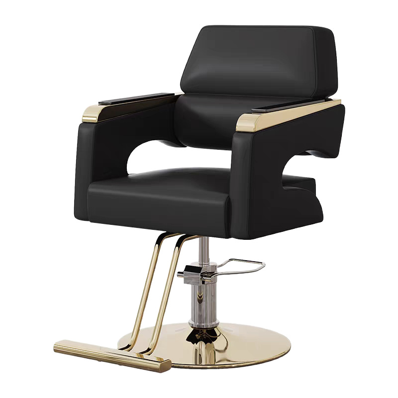 silla de peluquería plegable red salón de peluquería rojo corte de pelo especial elevación simple rotación silla de peluquería asiento