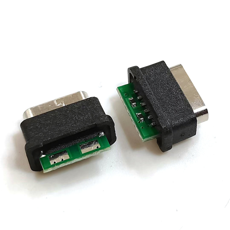 3.1簡易TYPE c 6p母座クランプ5.5にダブル5.1k抵抗帯データ機能2溶接点PD快充を貼る|undefined