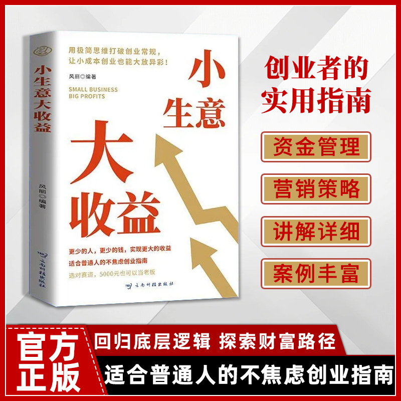 小生意大收益书正版创业思维宝典打破思维初创企业的不焦虑创业法|undefined