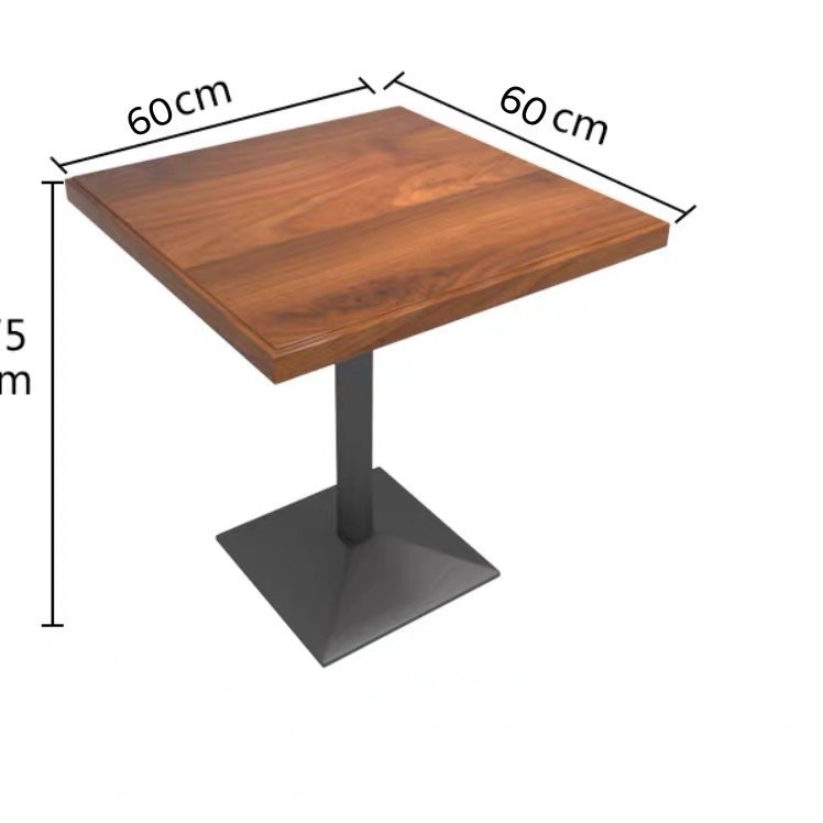 Silla de comedor de madera maciza para restaurante