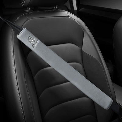 Belt Cover Cross-Border Wholesale, Seat belt shoulder pad - myzj-dove-velvet-elegant-gray-28cm1-piece