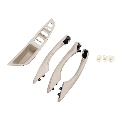 Armrest, handle, handle, main driving armrest car handle - short-axis-version-left-peptide-7-piece-rice-white