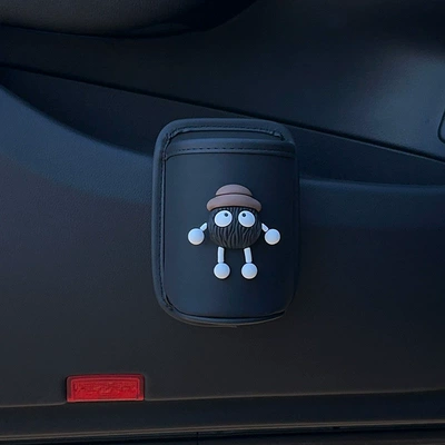 storage box, cartoon tea cup — Car cup holder/beverage holder - black-water-cup-holder-black-briquettes