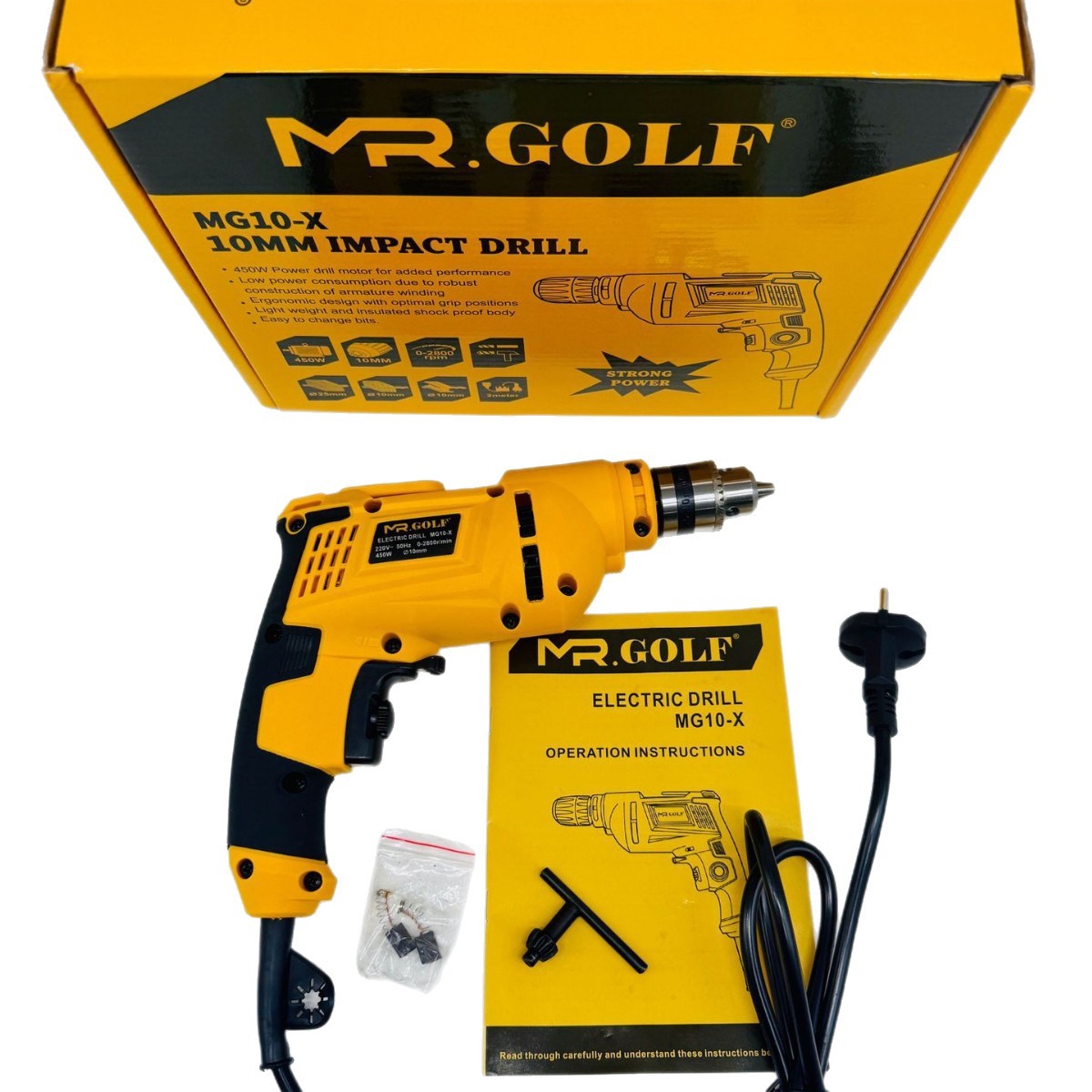 taladro de mano taladro de impacto perforación doméstica multifuncional herramienta de destornillador eléctrico rotativo pequeño taladro de pistola eléctrica DRILL image 5