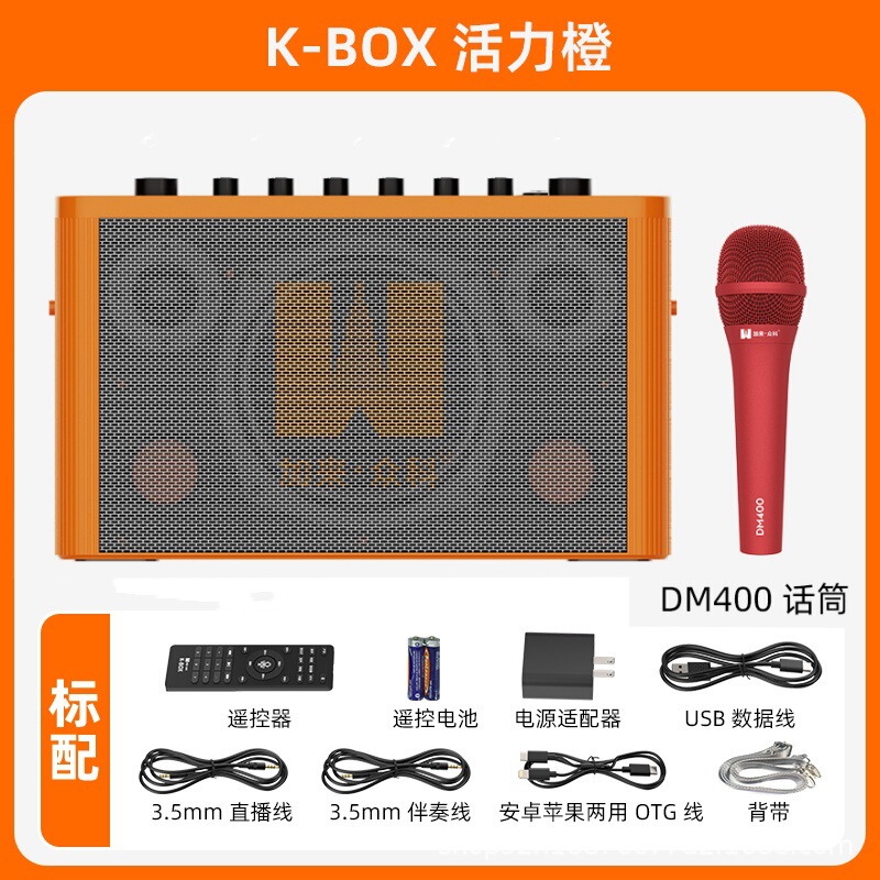 みんなの科のK-BOXの屋外でk歌のスピーカーの家庭用の歌のスピーカーのマイクの設備のテレビのbluetoothのスピーカーを生放送します。|undefined