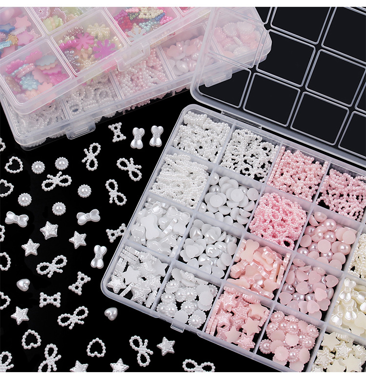 190g Weight Beads Jewelry Making Type DIY Jewelry Accessories Classification 1 Set Quantity Basic Modern Style Classic Style Flower Butterfly Bow Knot Plastic 1 Set