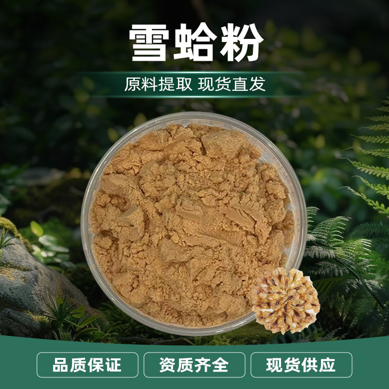 雪蛤粉 棕色粉末 微溶于冷水易溶于热水 无臭 密封避光低温储存