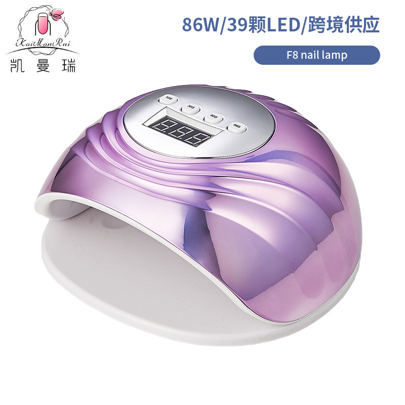 F8 lámpara de uñas lámpara de fototerapia transfronteriza nueva lámpara de hornear uñas 168W secador de uñas de alta potencia fábrica al por mayor
