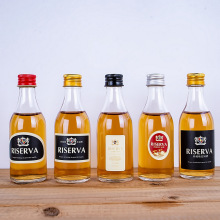 50ml透明玻璃白酒瓶 药酒分装瓶 50ml透明玻璃瓶洋酒瓶空瓶