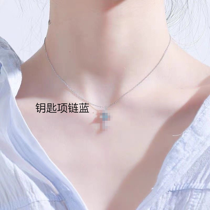 Collar de planeta para mujeres de verano, plata esterlina ligera y lujosa, nicho de diseño, collar de clavícula, 2024 nuevo regalo de cumpleaños